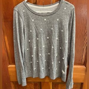 Abercrombie & Fitch Charcoal Embellished Top